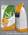 ������� ����������� ���� ��� ����� �/� ����� ���, ���� � ���������� (N&D Fish & Orange Adult Cat), ��. 300 �