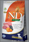 Farmina ����������� ���� ��� ������ ����� ������ ����� (N&D PUMPKIN DOG LAMB & BLUEBERRY PUPPY MINI), ������� � ������ � ��������,  ���. ���� ��. 7 ��